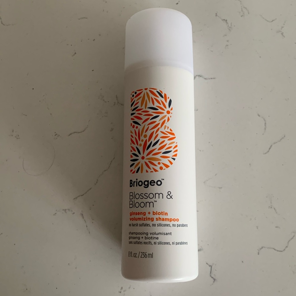 Brand new unused briogeo blossom & bloom volumizing shampoo 8 fl oz